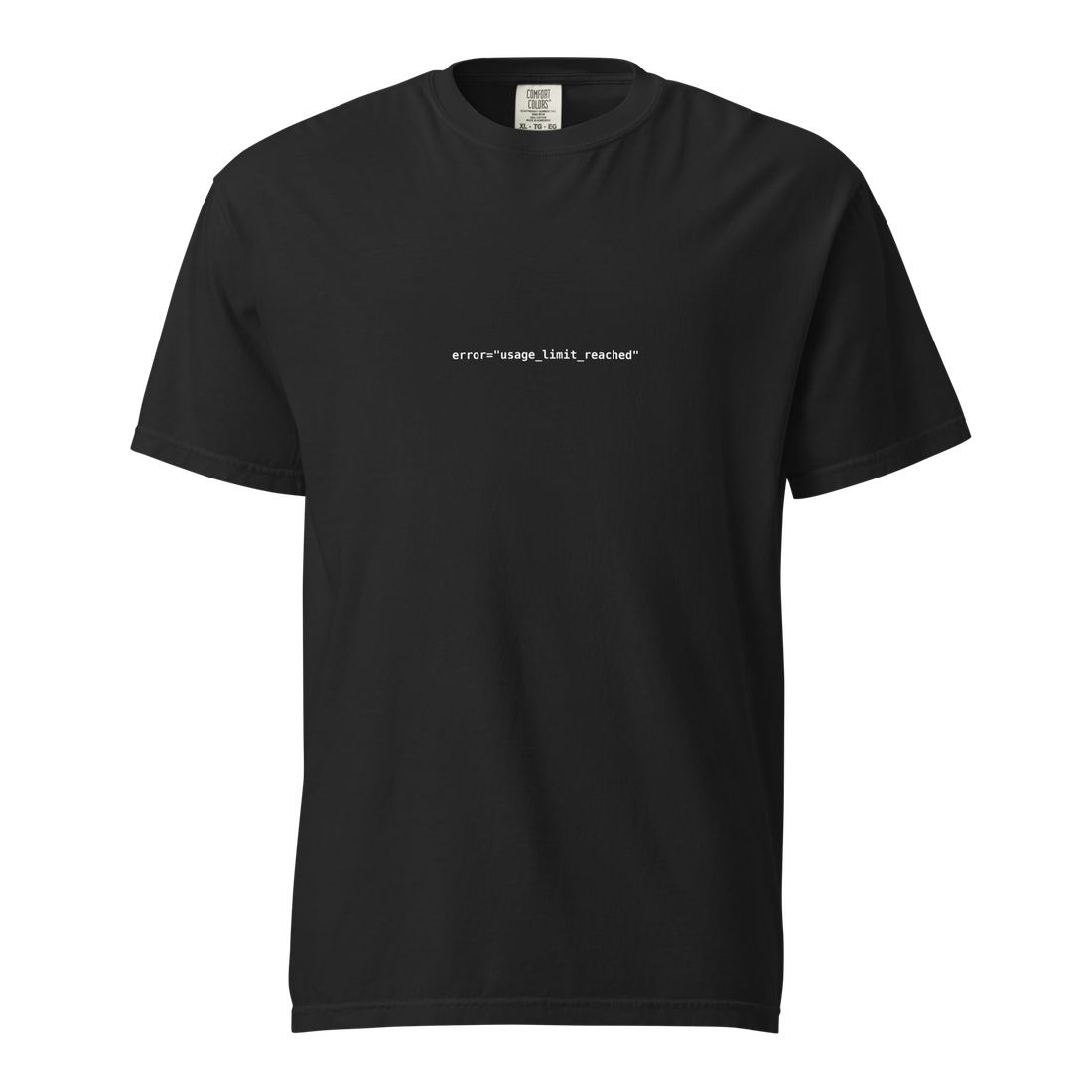 Vol. 03 — usage_limit_reached tee design